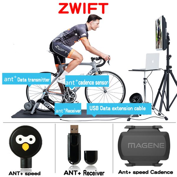 

magene usb ant+ sensor data heart rate receiver compatible garmin forerunner satch series bicycle computer sticker
