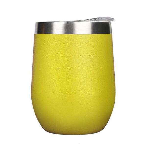 

personalized custom eco friendly coffee mug wide mouth 12oz 350ml double wall stainless steel wine tumbler
