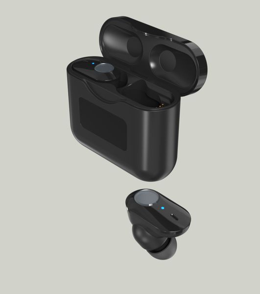 

2020 new anc tws oled display true active noise cancelling wireless bluetooth earphone earbud bluetooth 5.0 in-ear earphones ab1552