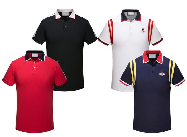 

Италия Дизайнер Мужчины Поло Футболки Мода Классические Мужские Поло High Street Одеж