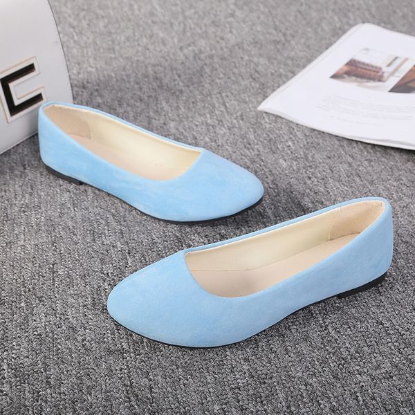 

sailing lu red pointed toe shoes women solid black ballet flats spring slip on white casual shoes lady autumn loafer 2019 xwd868