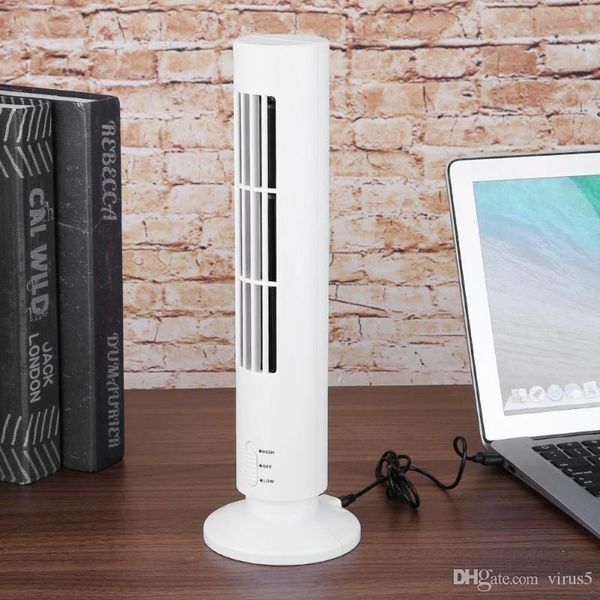 

intelligent fans fashion useful mini portable usb cooling air conditioner purifier tower bladeless desk fan for home office room