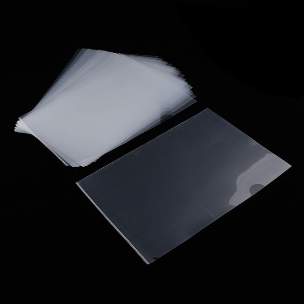 

60-piece l-type clear document folder a4 sheet protectors binder pockets