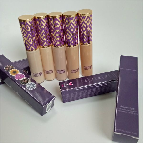

in stock shape tape concealer 5 color makeup face concealer fair/light/light medium/light sand/medium dhl ing