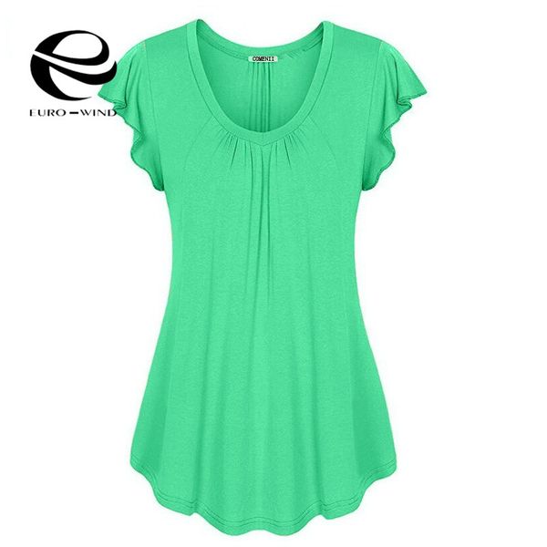 

Plus Size 6XL Summer T Shirt Women Butterfly Sleeve O-neck Solid Cotton T-shirt Tops Female Casual Loose Korean Clothes