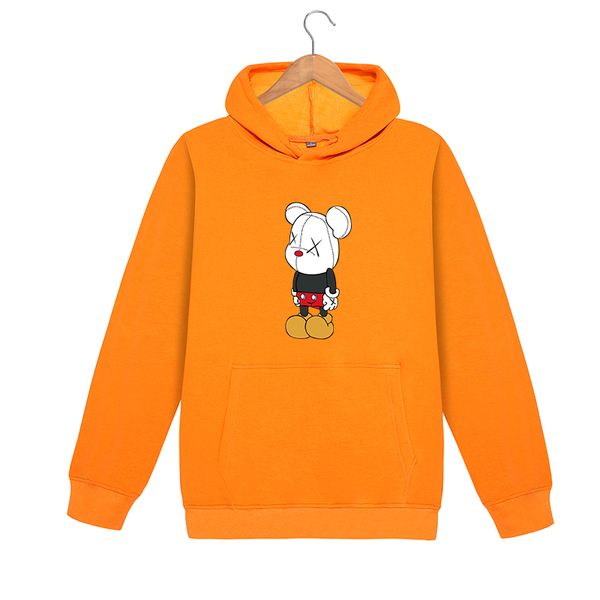 

men's women's sweater hoodie luxury sweatshirt cartoon printed hoodie men's women's street fashion brand sweatshirt mens, Black