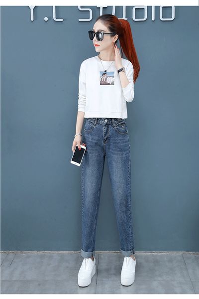 

the blue cultivate one's morality show thin foot turnip pants pants joker nine points