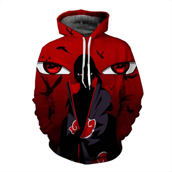 

boruto naruto hoodies jacket men 3d hoodie akatsuki coat uchiha itach cosplay costume kakashi hoodies sweatshirts drop ship, Black