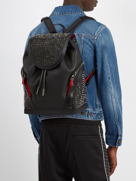 

2020 мужчина женщина рюкзак натуральной кожи в стиле ретро школа сумка для тинейджеров punk rivet женского путешествия красного цвета дно су