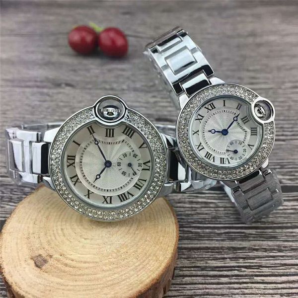 

Классическая мода кварцевые из нержавеющей стали женщины часы автомобильный бре