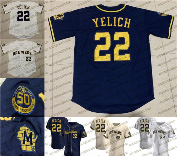 

2020 ea on 50th patch milwaukee chri tian yelich cain ryan braun travi haw mou taka eric thame brewer orlando arcia brewer jer ey, Blue;black