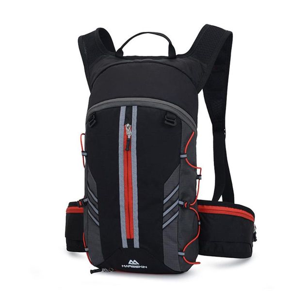 

sport running travel camping with reflective strip nylon wear resistant outdoor cycling adjustable foldable backpack hydration
