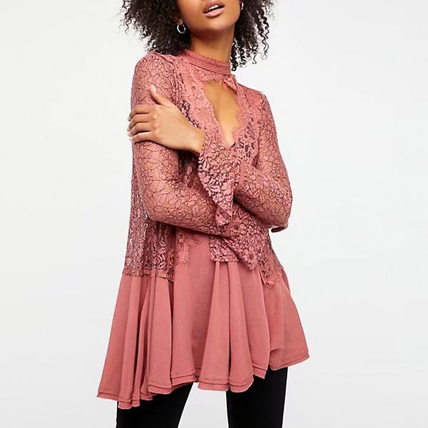 

весна женщин сексуальный мини-платье лоскутное кружева свободные платья вспышка рукав заклинание цвет женщины платье vestidos, Black;gray