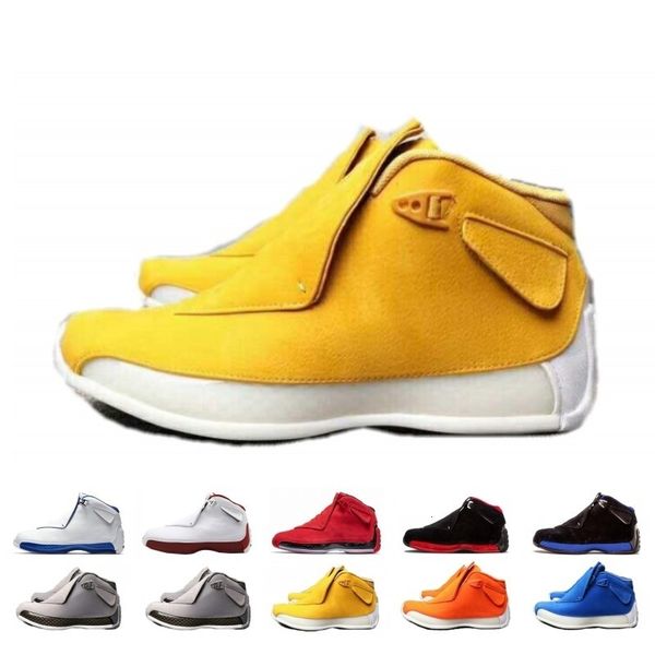 

discounts 18 toro red suede grey blue yellow orange suede men basketball shoes 18s width and asg black white sneakers