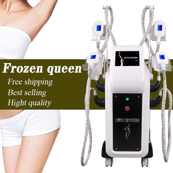 

4 handles fat ing weight losing cryolipolysis body slimming cryo slim machine fat ie beauty equipment home use