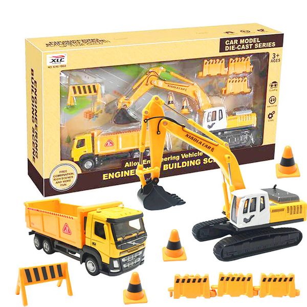 

моделирование города строительство инженерной машины экскаватор набор для детей игрушки такси сплава модель автомобиля