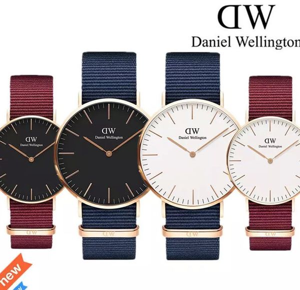 

2019 Mens Daniel watches 40mm Men watches Luxury watch Famous Quartz Watch Female Clock Relogio Montres hommes