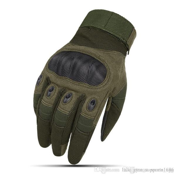 

outdoor tactical gloves men all finger combat cs touch screen wear resistant women cycling mountaineering hard shell protection antiskid gym, Black;green