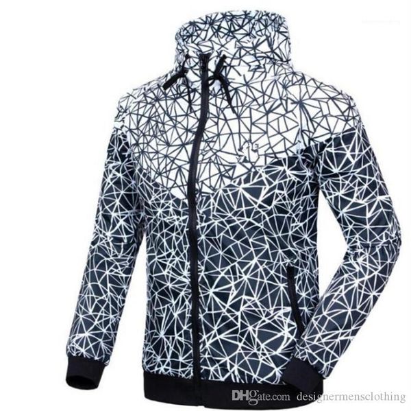 

sports mens hooded outerwears fashion relaxed breathable spring couples jackets male apparel luxury contrast color, Black;brown