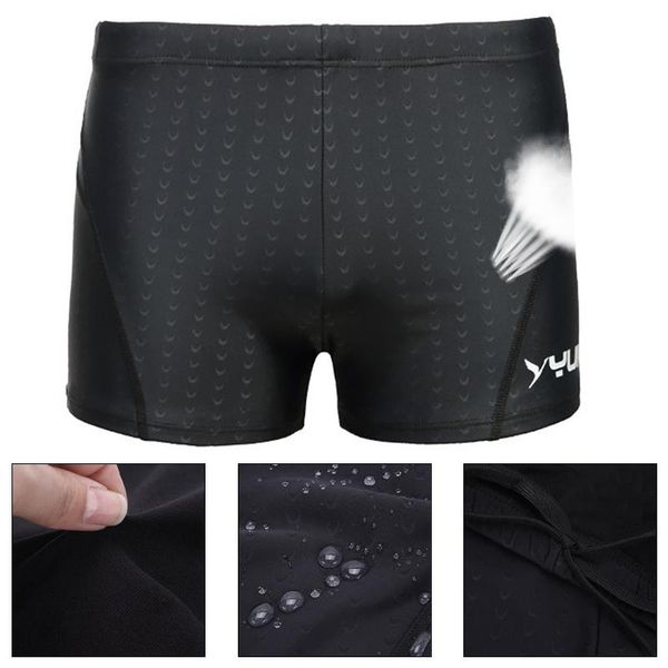 

swimming trunks black polyester summer sports beachwear men's swimwear soft fashion swimming pants bikini comfortable beach