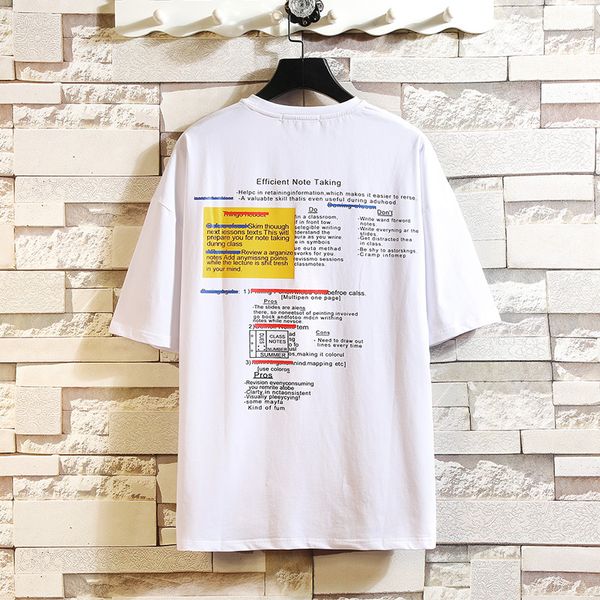 

bqodqo 2019 t shirt for men fashion tshirts streetwear tee causal japanese 100%cotton summer male short sleeve oversized stylish, White;black