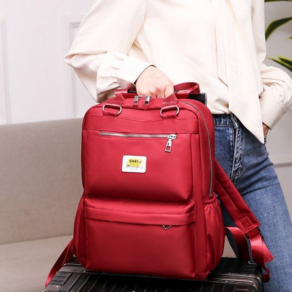 

женские backbags большой емкости девушки школьные сумки женщины многофункциональный мешок ноутбук сумка