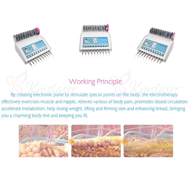 

new come 20 pieces big pads 2pieces small pad ems electric muscle stimulation reduce weight loss slimming machine for home