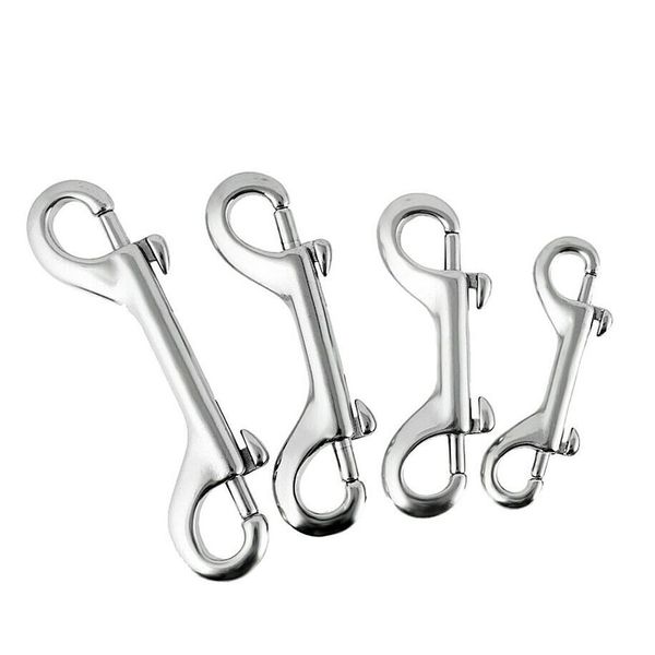 

90/100/115mm stainless steel double end bolt snap clip dive scuba clip buckle