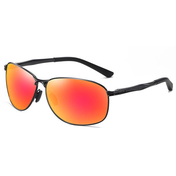 

men's fashion polarized sunglasses driving night-vision aluminum magnesium temple glasses ce fda intertek certification