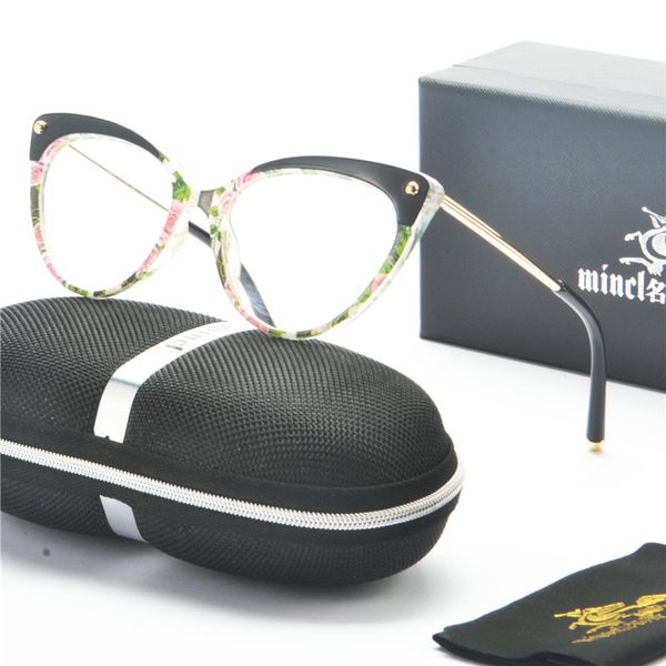 

2019 vintage ladies oversized cat eyeglasses women glasses clear frame transparent glasses female optical eyewear fml, Black