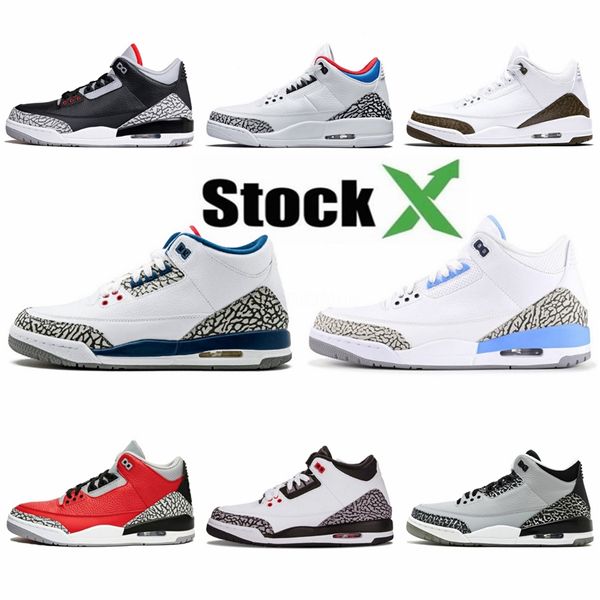 

selling bred 3 3s jumpman men basketball shoes cool grey white cement green grow cavs tatoo thunder mens designer shoes 40-47#214