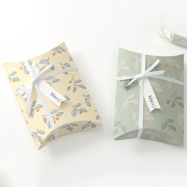 2019 160 X Mini Flowers Gift Box Pillow Boxes For Candy Treat