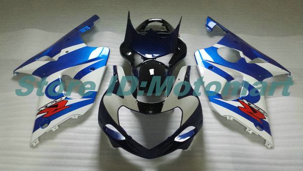 Kit carena BIANCO BLU per SUZUKI GSXR1000 00 01 02 GSXR 1000 2000 2001 2002 K2 GSX R1000 Parti carenatura + 7 regali GS14