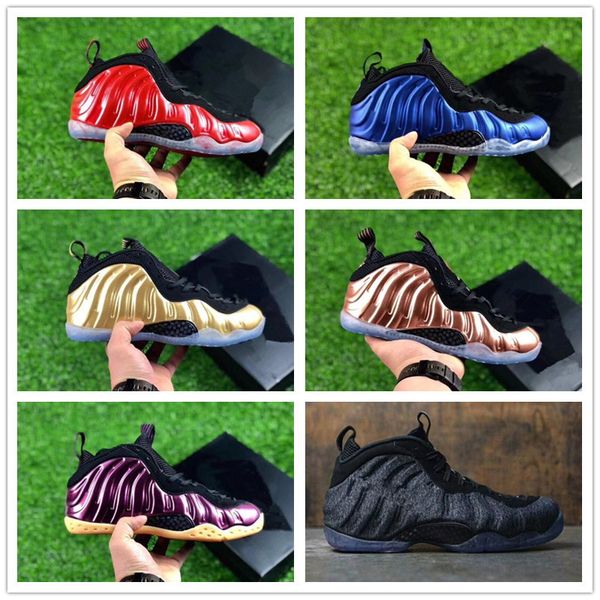 

new penny hardaway 1 foam one olympic black blue denim foams basketball shoes zapatillas mens luxury designer sneakers eur 40-46