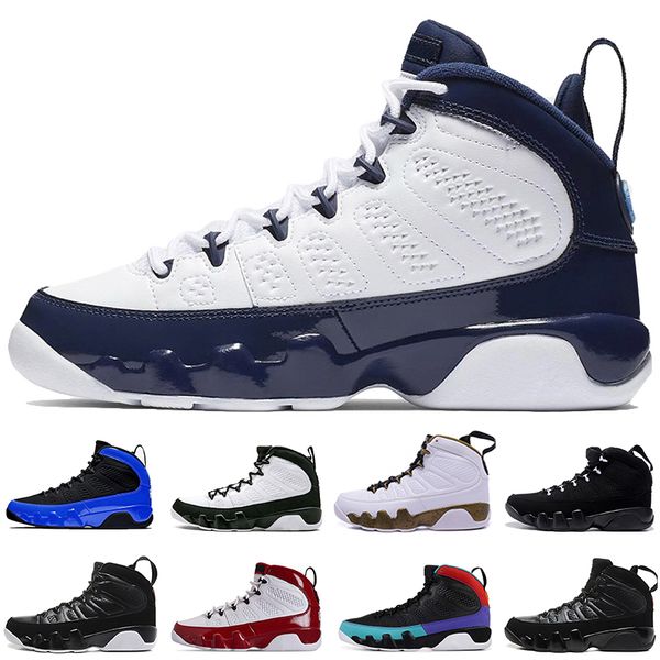 

dream it do it 9 9s mens basketball shoes unc anthracite the spirit bred og space jam men athletics sports sneakers size 7-13