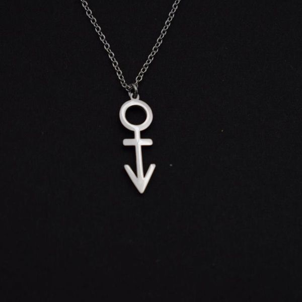 

10pcs prince memorial symbol necklace stainless steel pendant, Silver