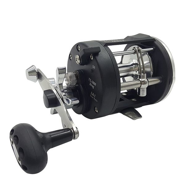 

3.8:1 3bb trolling reel fishing tssd 3000l black right hand casting sea fishing reel saltwater baitcasting coil