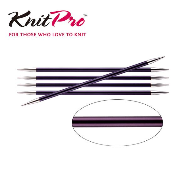 

1 piece knitpro zing 20 cm double pointed knitting needle, Black