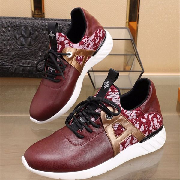 

2019 men lightweight running shoes shockproof lack up breathable male sneakers height walking gym shoes man, Black
