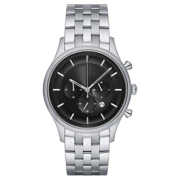 

wholesale mens women luxury watch ar fashion brand stainless steel all dial work chrono designer quartz movement watches clock, Slivery;brown