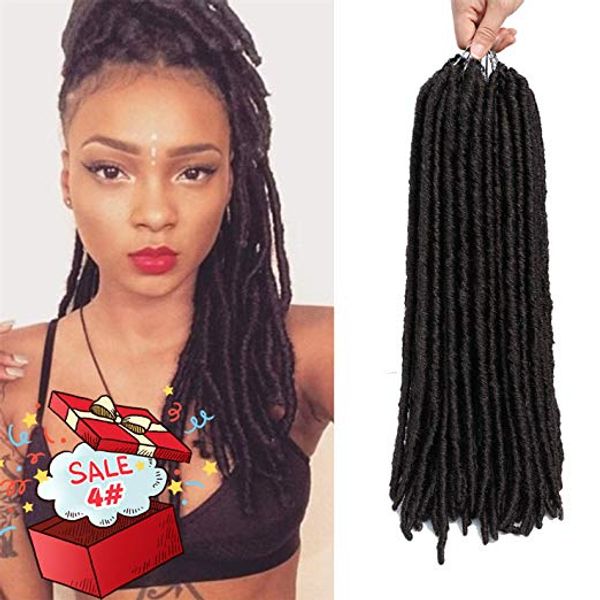 2020 Goddess Locs Crochet Hair Purple Faux Locs Crochet Braids