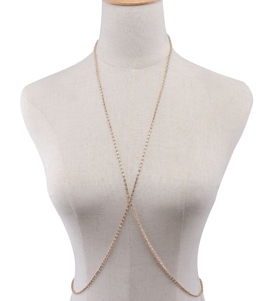 

2020 new golden body jewerly belly waist charm chain belly jewelry & body chain cz crystal shiny, Silver