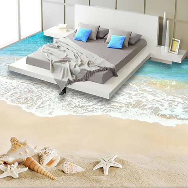 

self-adhesive] 3d beach 330 floor wallpaper mural wall print decal wall murals