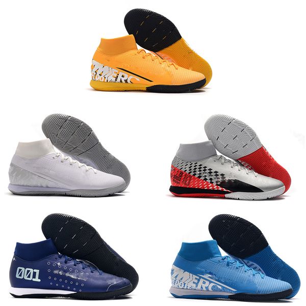 

горячая mercurial superfly 7 vii club tf ic крытый газон 360 cr7 ronaldo neymar njr футбольные бутсы размер 39-45