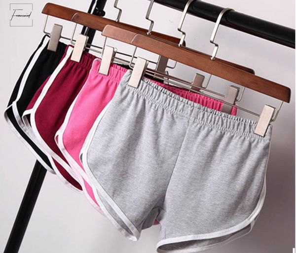 

street summer shorts leisure short pants mid women all loose solid soft cotton casual female stretch plus size s xxxl, White;black