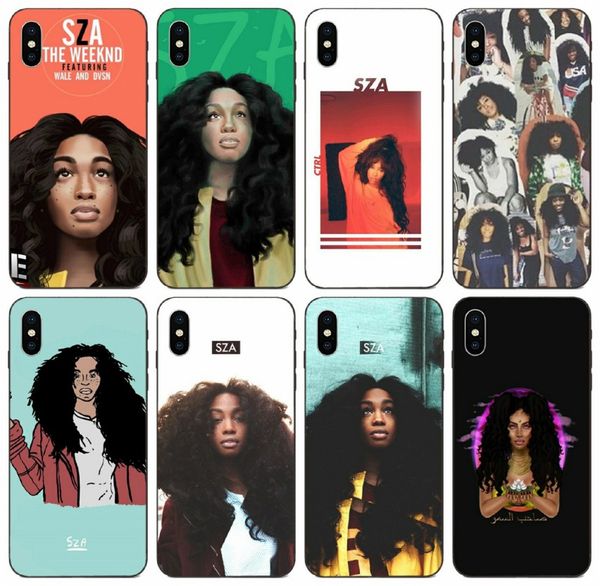 

[tongtrade] sza singer case for iphone 11 pro max x xs xr 8s 8 7s 7 6 plus galaxy a7 s10 huawei mate 10 p20 p30 pro xiaomi 4c silicone case