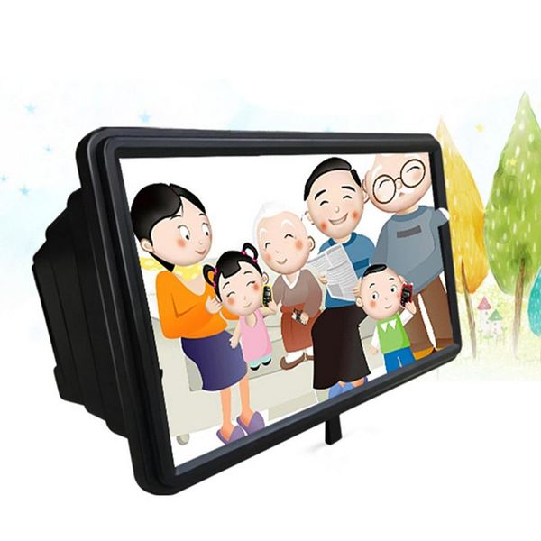 

3d hd movie video with foldable holder stand cellphone screen magnifier car