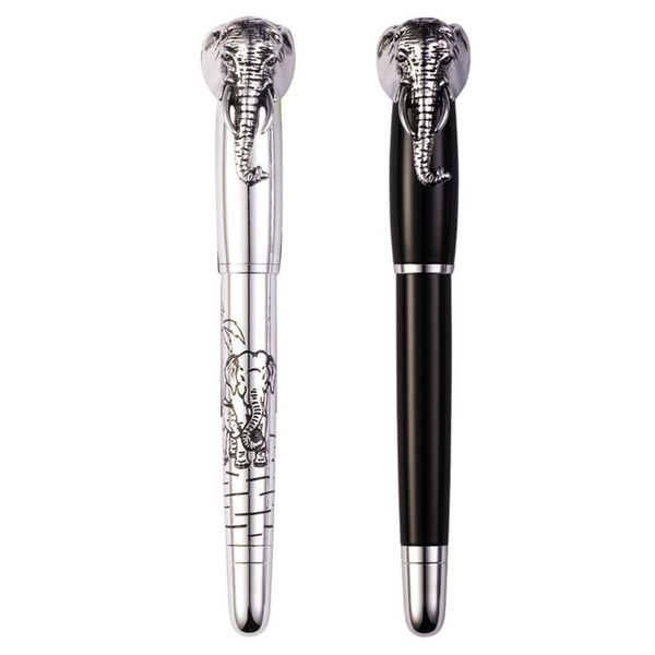 

elephant head in lid fountain pen delicate medium nib signature pens business home office school supplies