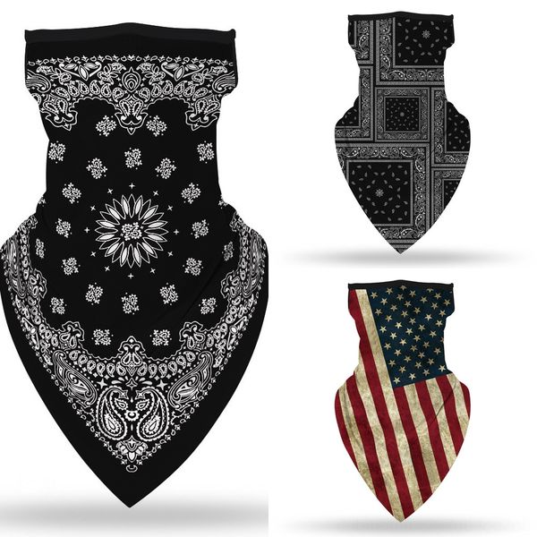 

rqmne унисекс волшебный шарф головные уборы шеи велоспорт шарф велосипед мотоциклетный шлем пыль маска для лица бандана открытый многофункци, Black