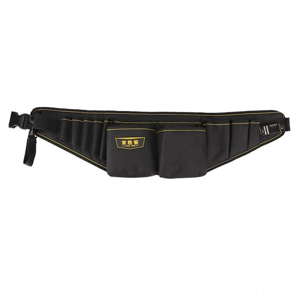 

1pcs tool bag skiing wear athletic & outdoor apparel durable multipocket portable adjustable black waist pack storage bag for telecom repair